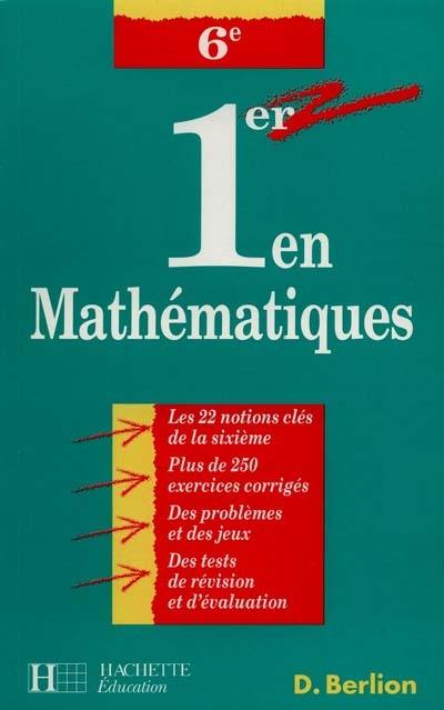 1er en mathématiques, 6e