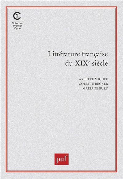 Littérature française du XIXe siècle