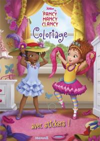 Fancy Nancy Clancy : coloriage avec stickers !