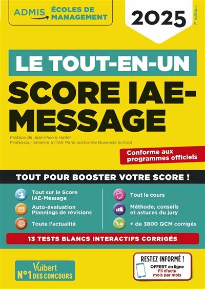 Score IAE-Message : le tout-en-un : 2025