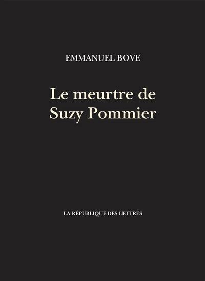 Le meurtre de Suzy Pommier