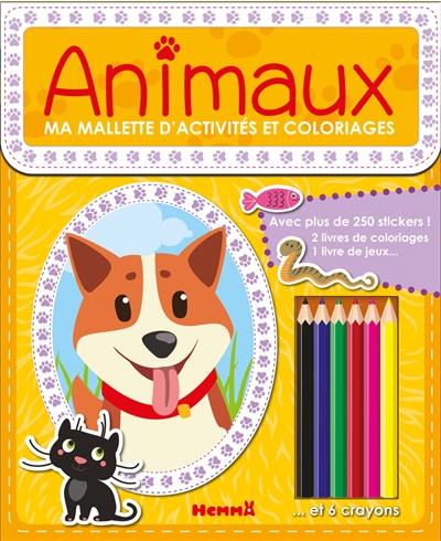 Animaux : ma mallette d'activités et coloriages