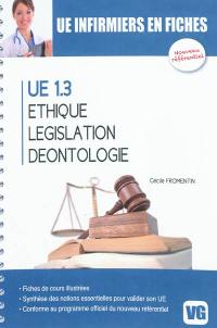 UE 1.3, éthique, législation, déontologie