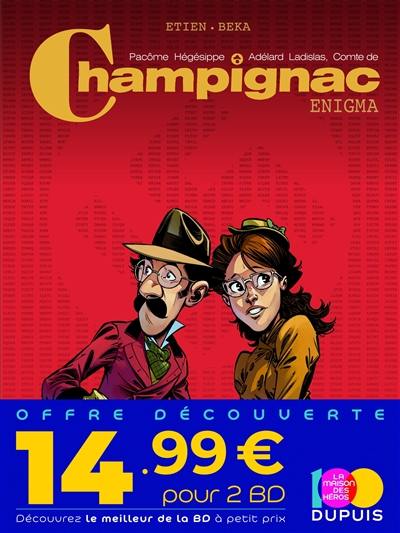 Bipack Champignac T2 + T1 offert