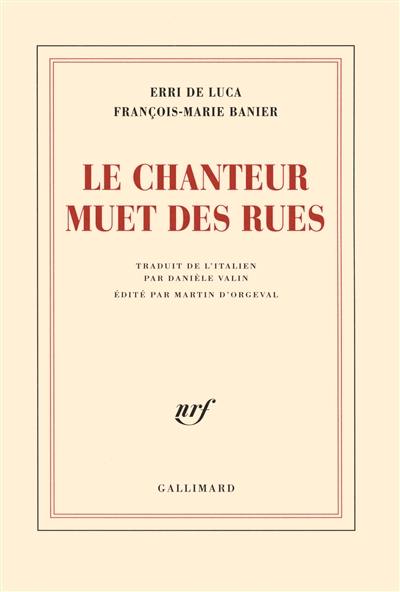 Le chanteur muet des rues