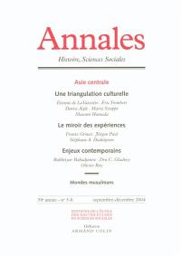 Annales, n° 5-6 (2004). Asie centrale