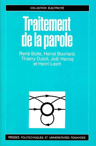 Traitement de la parole