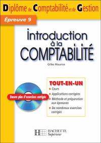 Introduction à la comptabilité, épreuve 9