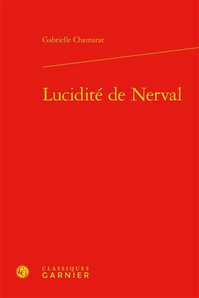 Lucidité de Nerval