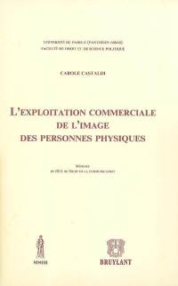 L'exploitation commerciale de l'image des personnes physiques