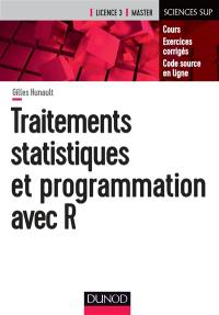 Traitements statistiques et programmation avec R : cours, exercices corrigés, code source en ligne