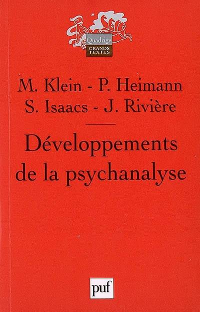 Développements de la psychanalyse