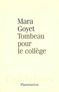 Tombeau pour le collège