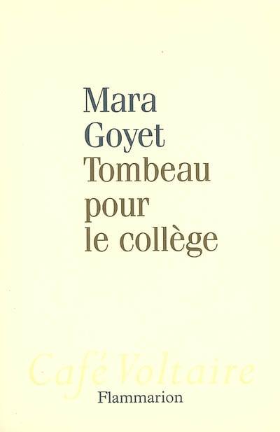 Tombeau pour le collège