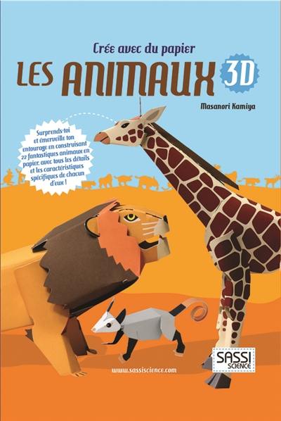 Crée avec du papier les animaux 3D