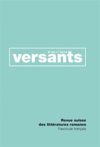 Versants, n° 63-1. A quoi bon l'enseignement de la littérature ?