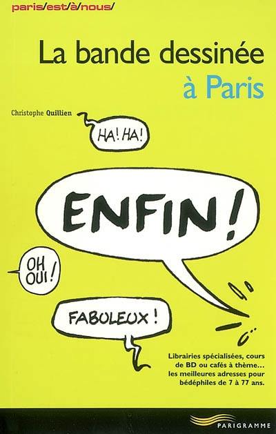 La bande dessinée à Paris