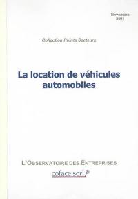 La location de véhicules automobiles