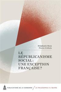 Le républicanisme social : une exception française ?