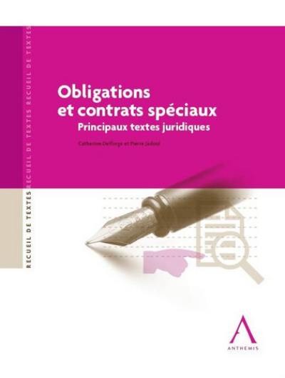 Obligations et contrats spéciaux : principaux textes juridiques