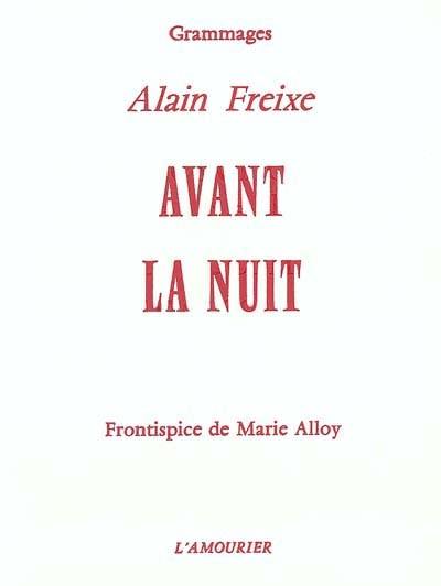 Avant la nuit