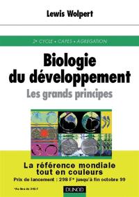 Biologie du développement : les grands principes