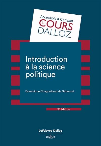 Introduction à la science politique : éléments de sociologie politique