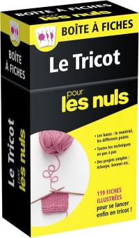 Le tricot pour les nuls : boîte à fiches