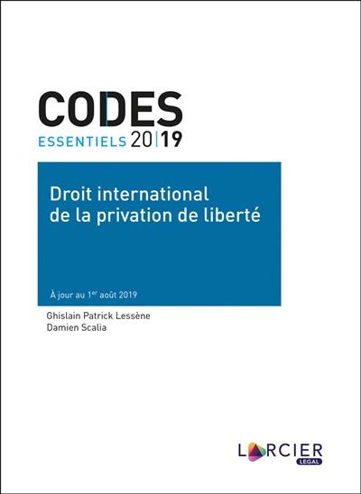 Droit international de la privation de liberté 2019