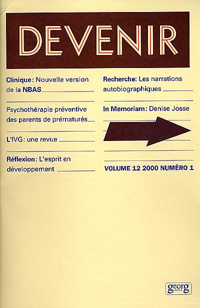 Devenir, n° 1 (2000)