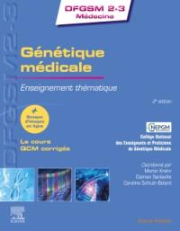 Génétique médicale : enseignement thématique