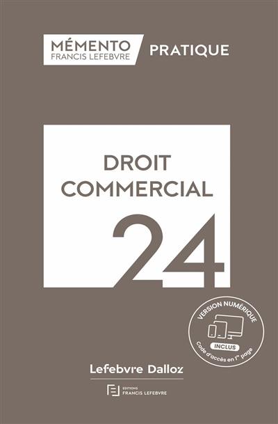 Droit commercial : 2024