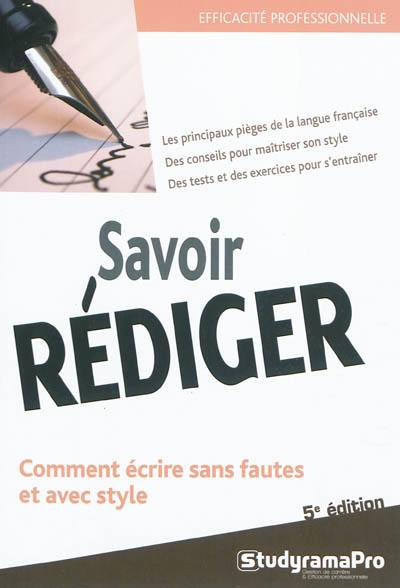 Savoir rédiger