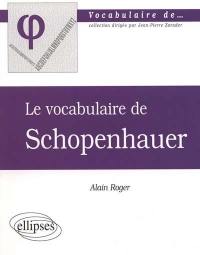 Le vocabulaire de Schopenhauer