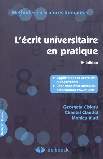 L'écrit universitaire en pratique