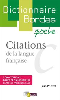 Citations de la langue française