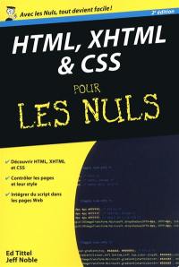 HTML, XHTML & CSS pour les nuls