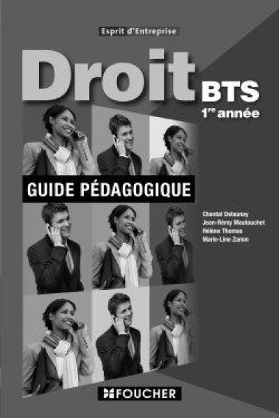 Droit, BTS 1re année : guide pédagogique