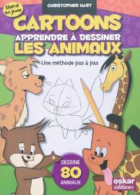 Cartoons : apprendre à dessiner les animaux : une méthode pas à pas