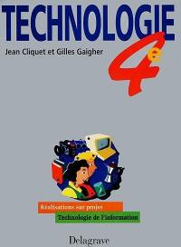 Technologie 4e : livre de l'élève