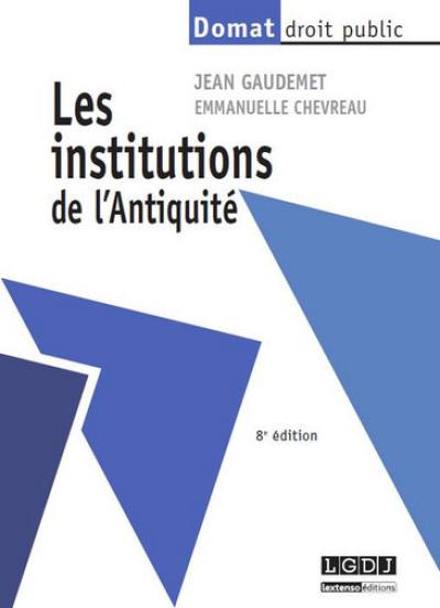 Les institutions de l'Antiquité