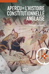 Aperçu de l'histoire constitutionnelle anglaise