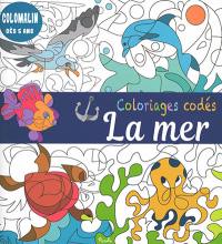 La mer : coloriages codés