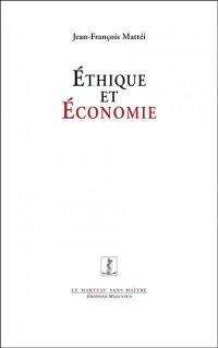 Ethique et économie