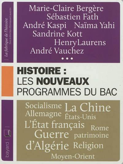 Histoire : les nouveaux programmes du bac