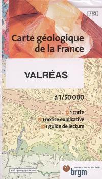 Valréas : carte géologique de la France