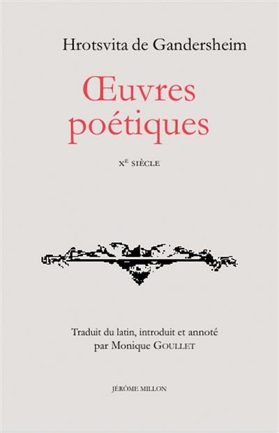 Oeuvres poétiques