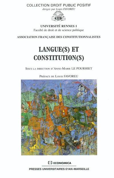 Langue(s) et constitution(s)