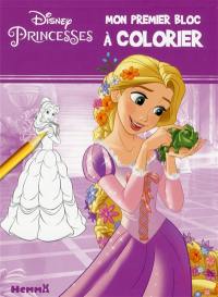 Disney princesses : mon premier bloc à colorier