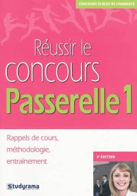 Réussir le concours Passerelle 1 : rappels de cours, méthodologie, entraînement